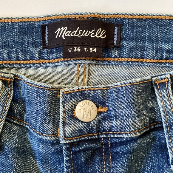 NWT Madewell Skinny Jeans - 36 X 34 - Picture 5 of 7